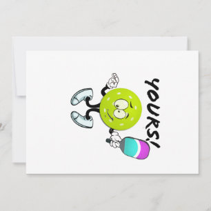 Pickleball: yours holiday card
