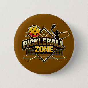 Pickleball Zone - Perfect for Passionate Players 2 Inch Round Button