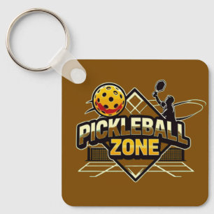Pickleball Zone - Perfect for Passionate Players Keychain