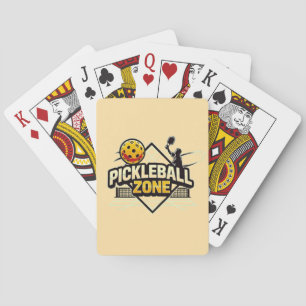 Pickleball Zone - Perfect for Passionate Players Playing Cards