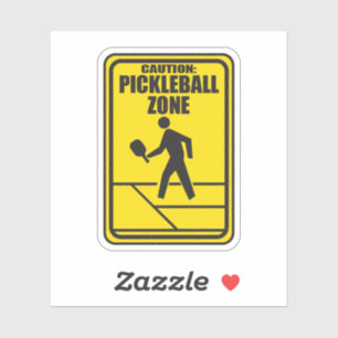 Pickleball Zone pickleball stickers