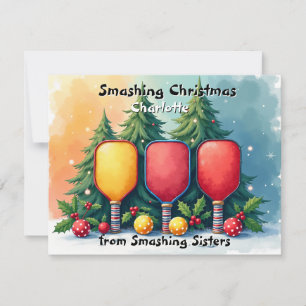 Pickleball🎅Deck the Dinks Holiday Card