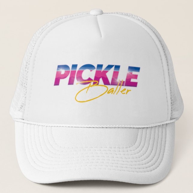 Pickleballer Trucker Hat (Front)