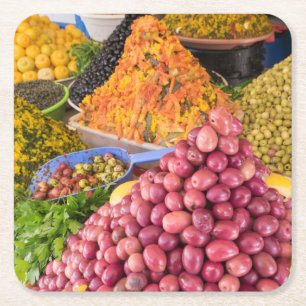 Pickled Food At Market Square Paper Coaster