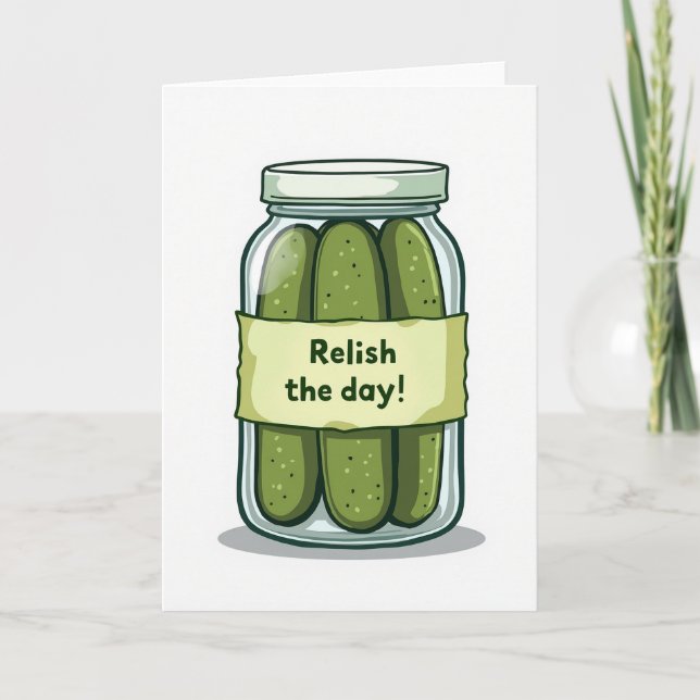 Pickled Sweet Birthday Card (Front)