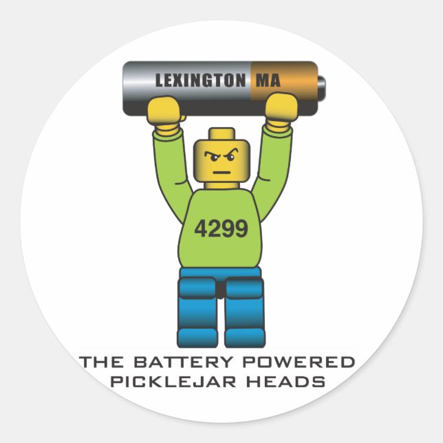 Picklejar Heads Stikers 2011 Classic Round Sticker (Front)