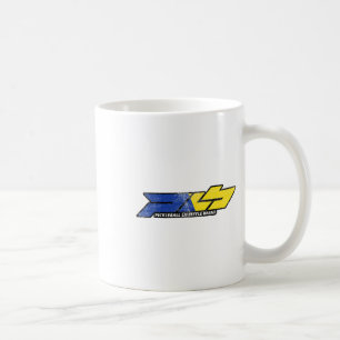 Picklell Distressed Design Blue Yellow Ukraine Coffee Mug