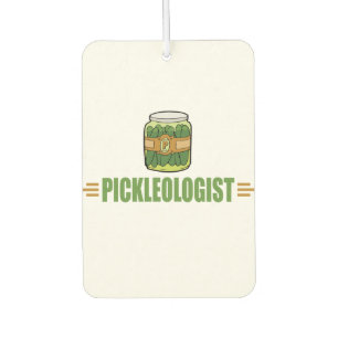 PICKLEOLOGIST Funny Pickle Lovers Car Air Freshener