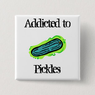 Pickles 2 Inch Square Button