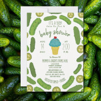 Pickles and Ice Cream Boy Baby Shower