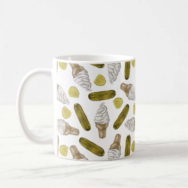 Pickles and Ice Cream Coffee Mug (Left)