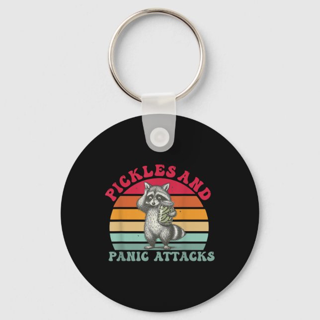 Pickles And Panic Attacks  Keychain (Front)