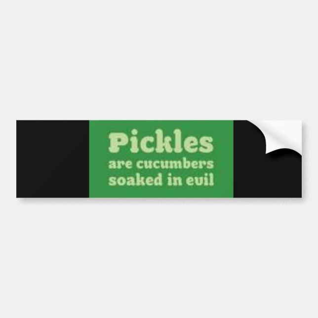 Pickles Bumper Sticker (Front)