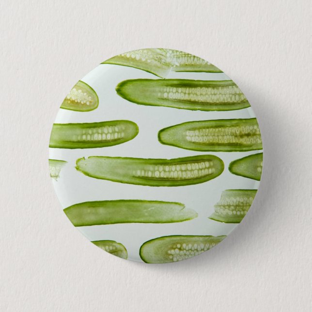 Pickles Green 2 Inch Round Button (Front)