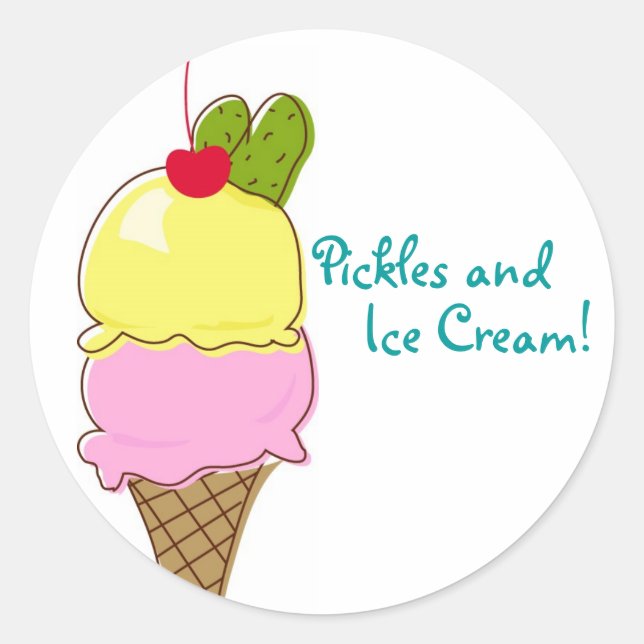 Pickles & Ice Cream Labels (Front)