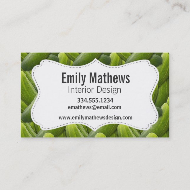 Pickles; Pickle Business Card (Front)