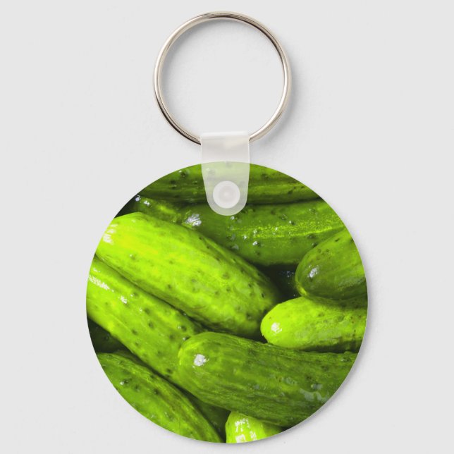 Pickles Pickle Lover Gift Pickle Ball Personalize Keychain (Front)
