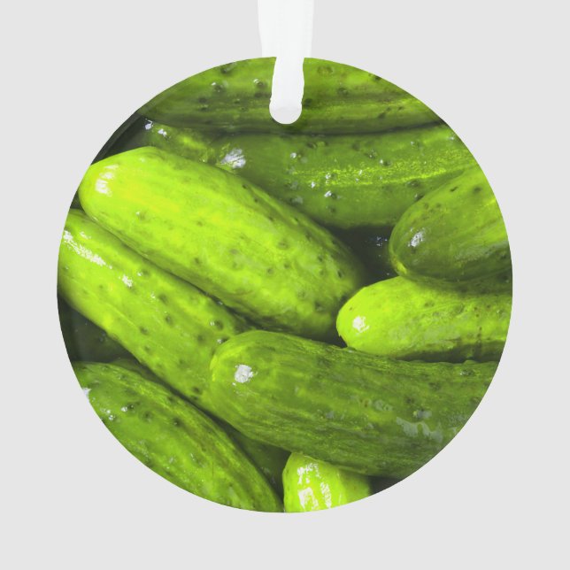 Pickles Pickle Lover Gift Pickle Ball Personalize Ornament (Back)