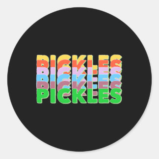 Pickles Pickles Pickles Pickles Pickles Pickles Classic Round Sticker