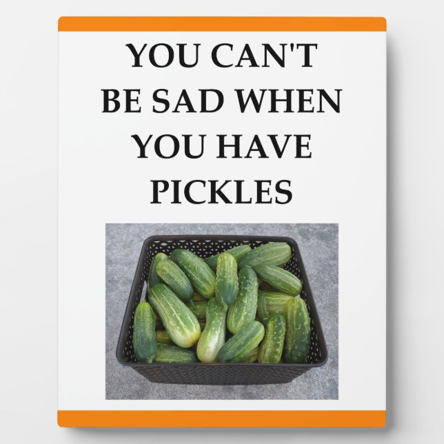 PICKLES PLAQUE (Front)