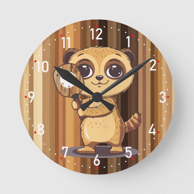 PickleScout Pickleball  Round Clock (Front)