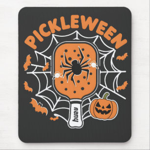 Pickleween Funny Spooky Halloween Pickleball Sport Mouse Pad