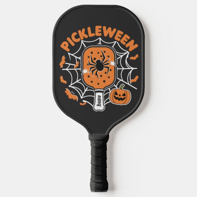 Pickleween Funny Spooky Halloween Pickleball Sport Paddle (Front)