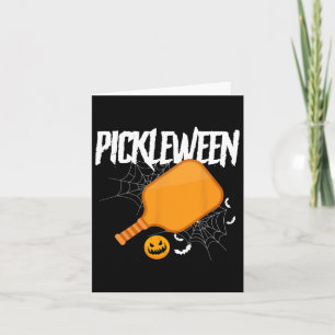 Pickleween Halloween Pickleball  Card