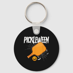 Pickleween Halloween Pickleball Keychain