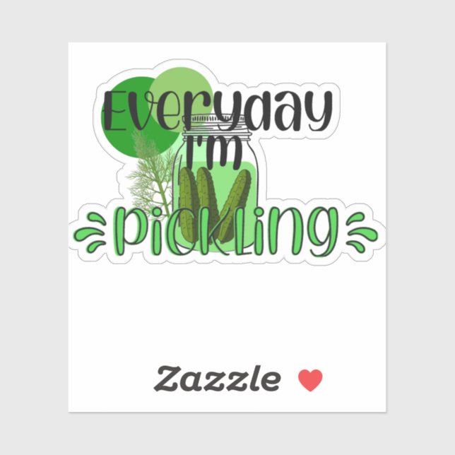 Pickling-Custom-Vinyl Sticker (Sheet)
