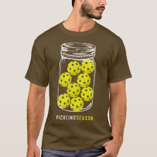 Pickling Season , Funny Pickleball Jar Retirement  T-Shirt