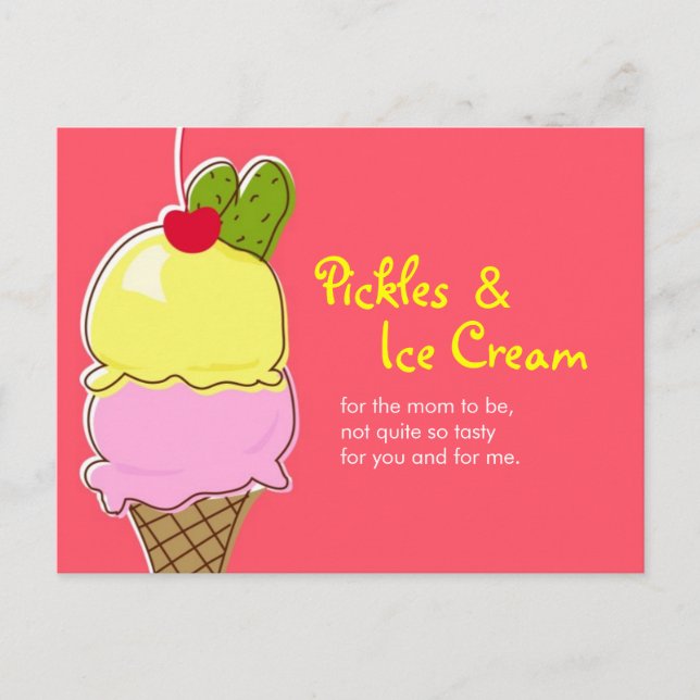 Picks et invitations de cartes postales de crème g (Devant)