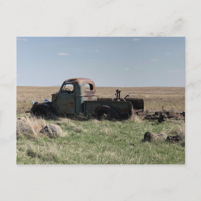 Pickup Havre Montana Postcard (Front)