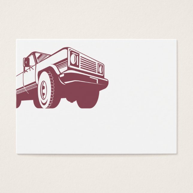 Pickup Truck Rear Retro (Front)