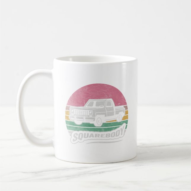 Pickup Truck Square Body Truck Squarebody Coffee Mug (Left)
