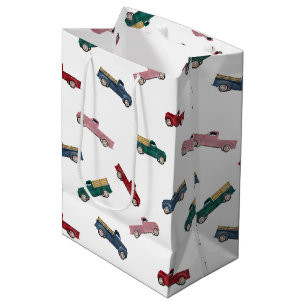 Pickup Trucks Cute Vehicles Car Transportation  Medium Gift Bag