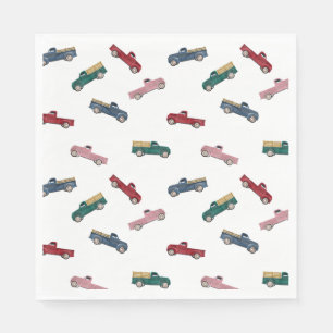 Pickup Trucks Cute Vehicles Car Transportation  Napkin