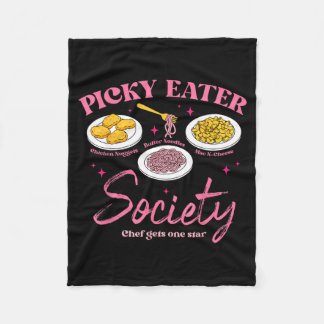 Picky Eater Society Chef Gets One Star Chicken Fleece Blanket