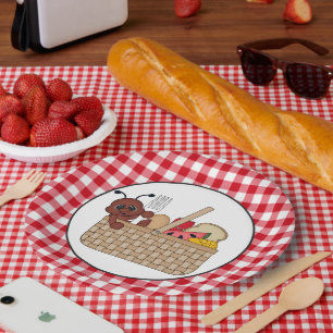 Picnic ant party paper plate