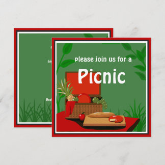 Picnic Basket  Invitation
