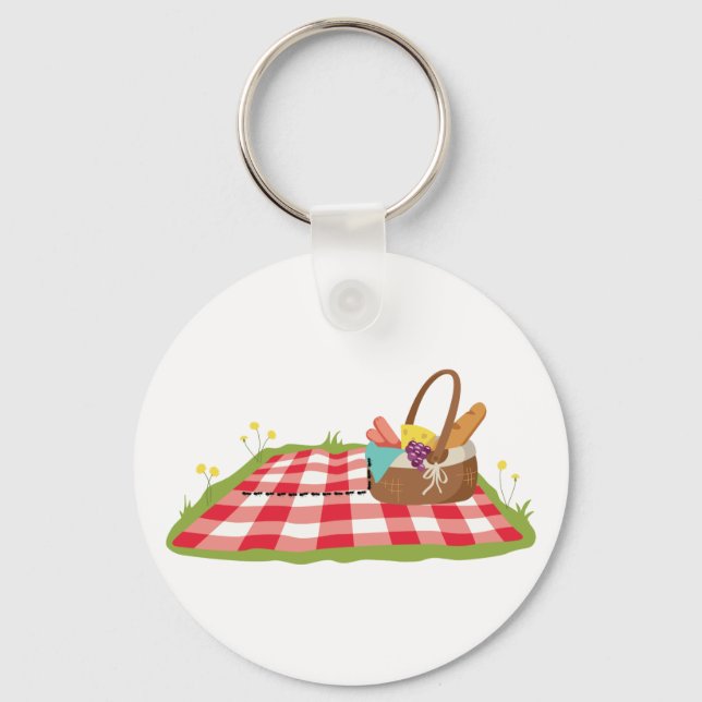 Picnic Basket Keychain (Front)