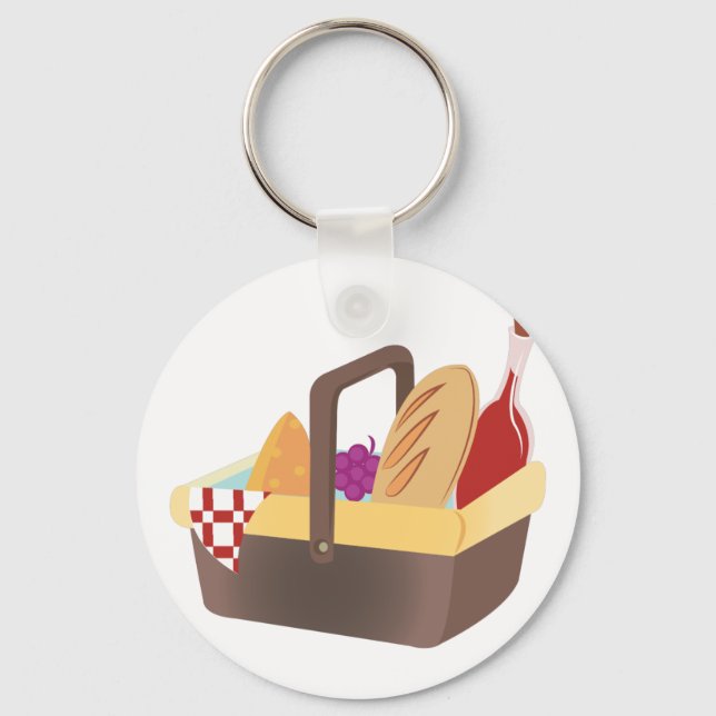 Picnic Basket Keychain (Front)