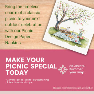 Picnic Design Paper Napkin