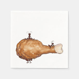 Picnic Fried Chicken Napkin