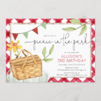 Picnic in the park summer birthday party