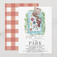 Picnic in the Park Watercolor Baby Shower
