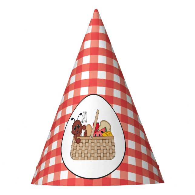 Picnic Party ant paper hat (Front)