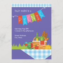 Picnic Party Invite