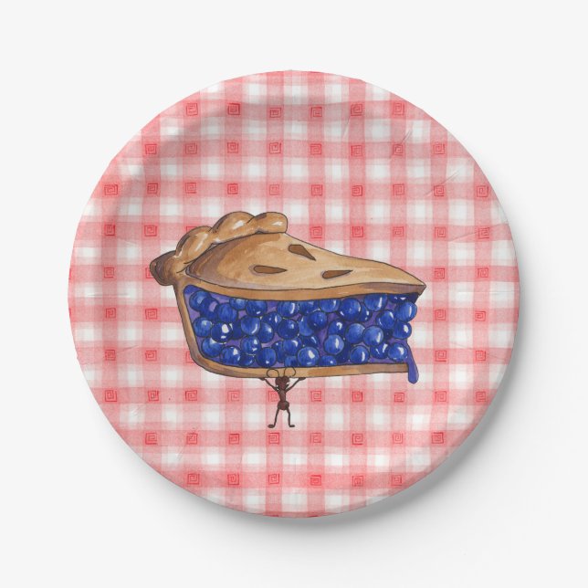 Picnic Pie Paper Plate (Front)