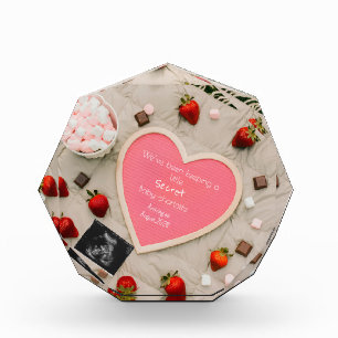  Picnic Pregnancy Announcement Outdoor reveal gift Photo Block